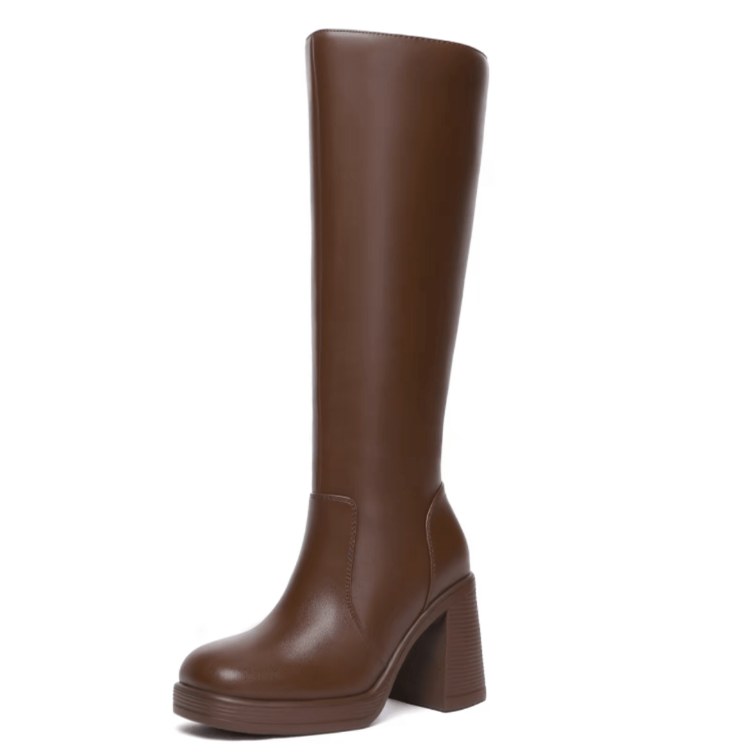 Calfies - Leather Wide Calf Boots