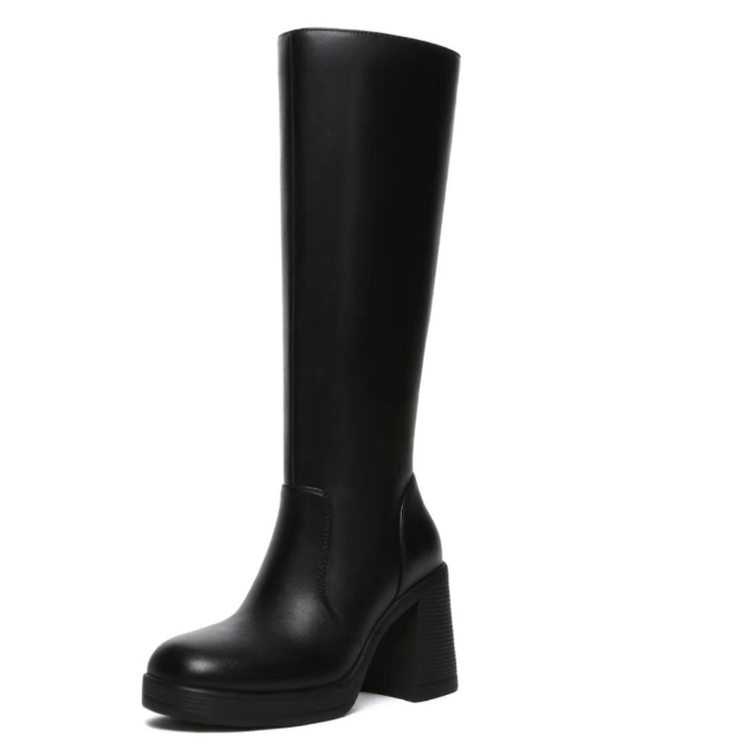 Calfies - Leather Wide Calf Boots