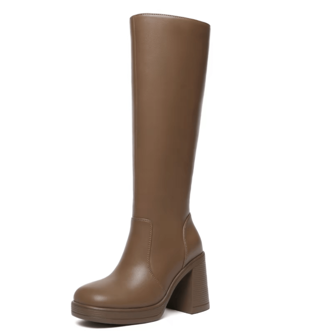 Calfies - Leather Wide Calf Boots