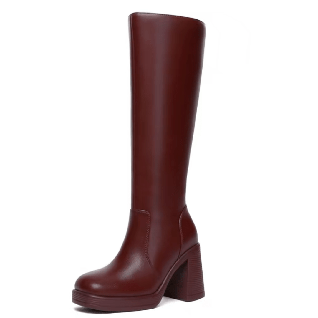 Calfies - Leather Wide Calf Boots