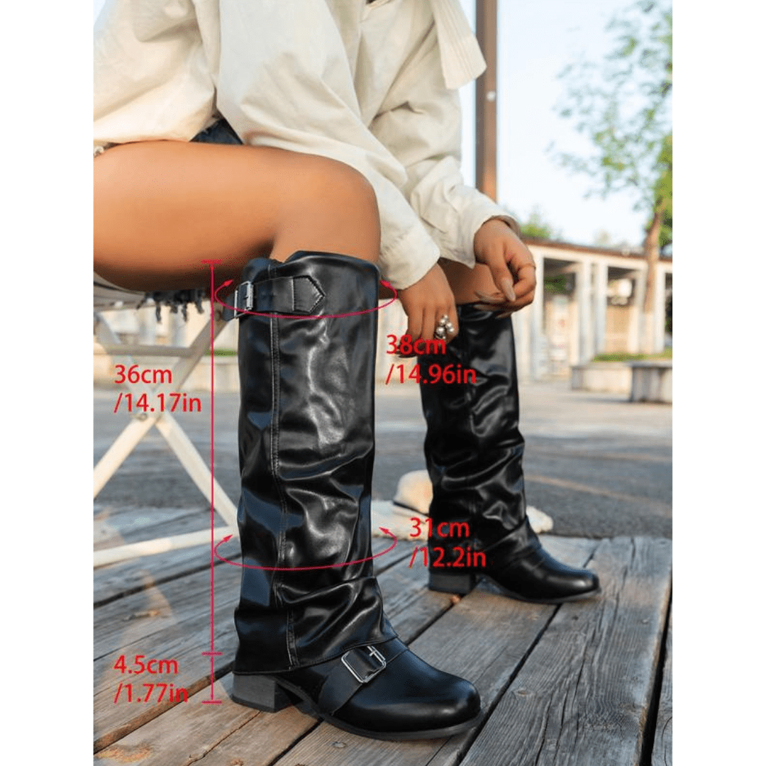 Slouchy Wide Calf Boots