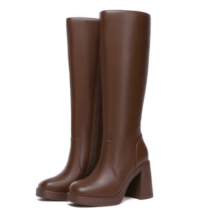Calfies - Leather Wide Calf Boots