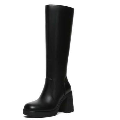 Calfies - Leather Wide Calf Boots