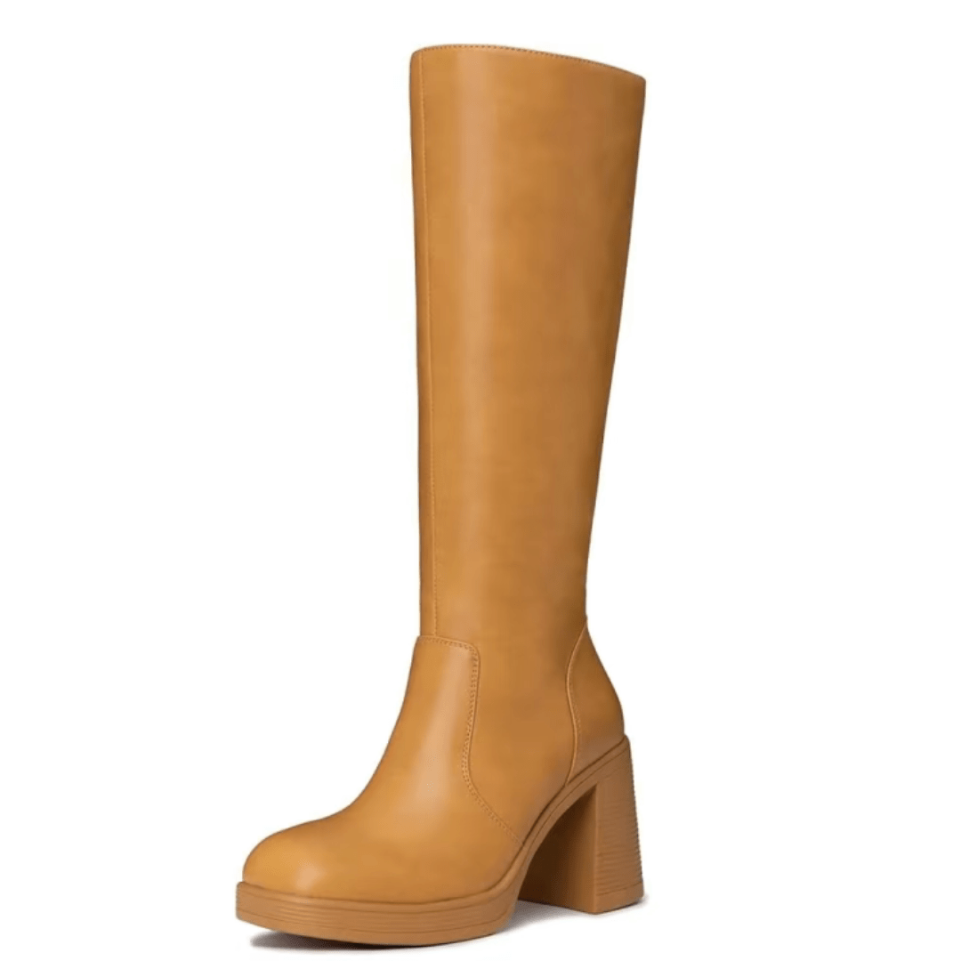 Calfies - Leather Wide Calf Boots